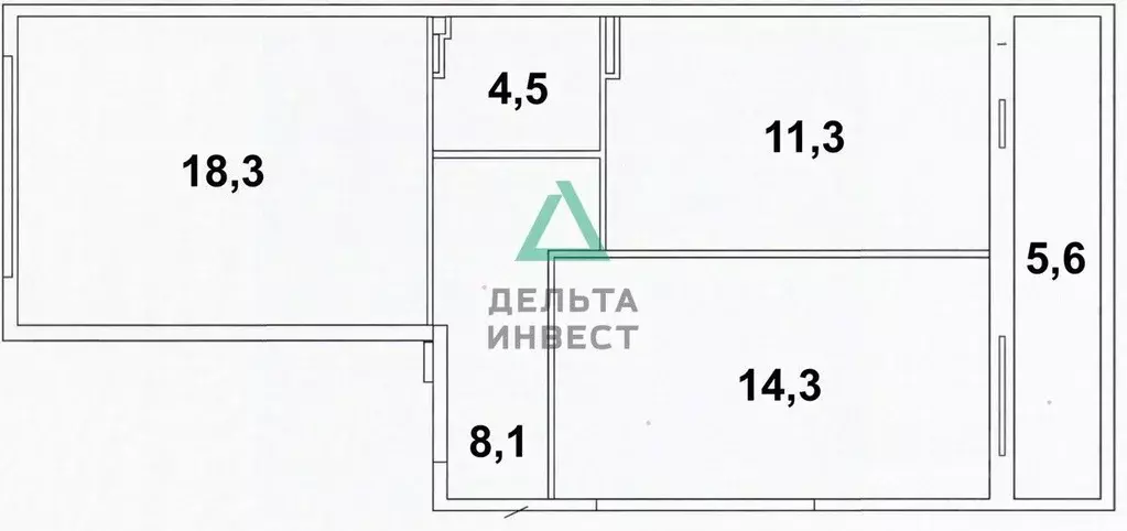 2-к кв. Башкортостан, Уфа ул. Аксакова, 81/1 (60.0 м) - Фото 2