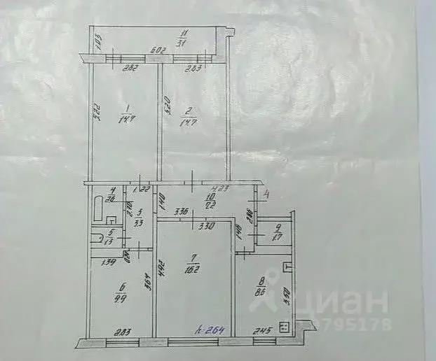 4-к кв. Татарстан, Казань просп. Победы, 128 (83.0 м) - Фото 2