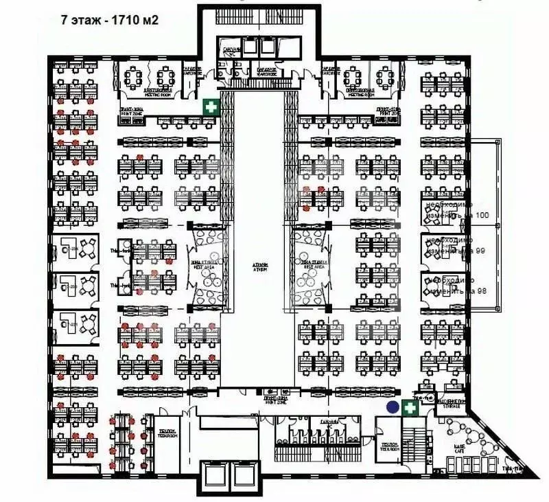 Помещение свободного назначения в Москва просп. Андропова, 36 (1711 м) - Фото 2