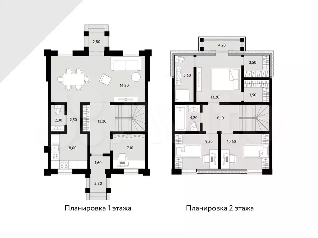 Таунхаус 127,1 м на участке 2,5 сот. - Фото 0