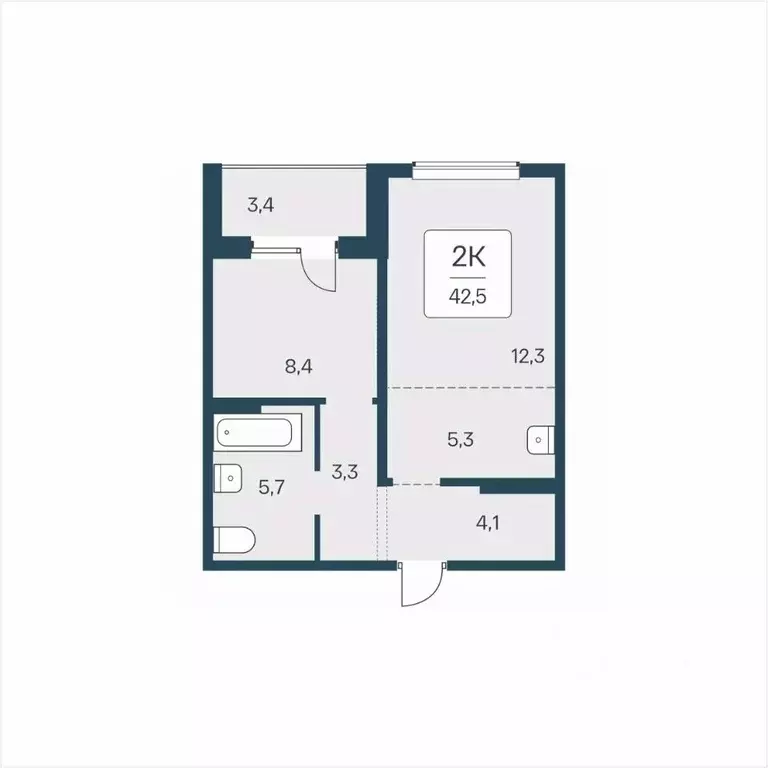 2-к кв. Новосибирская область, Новосибирск ул. Сибиряков-Гвардейцев, ... - Фото 1