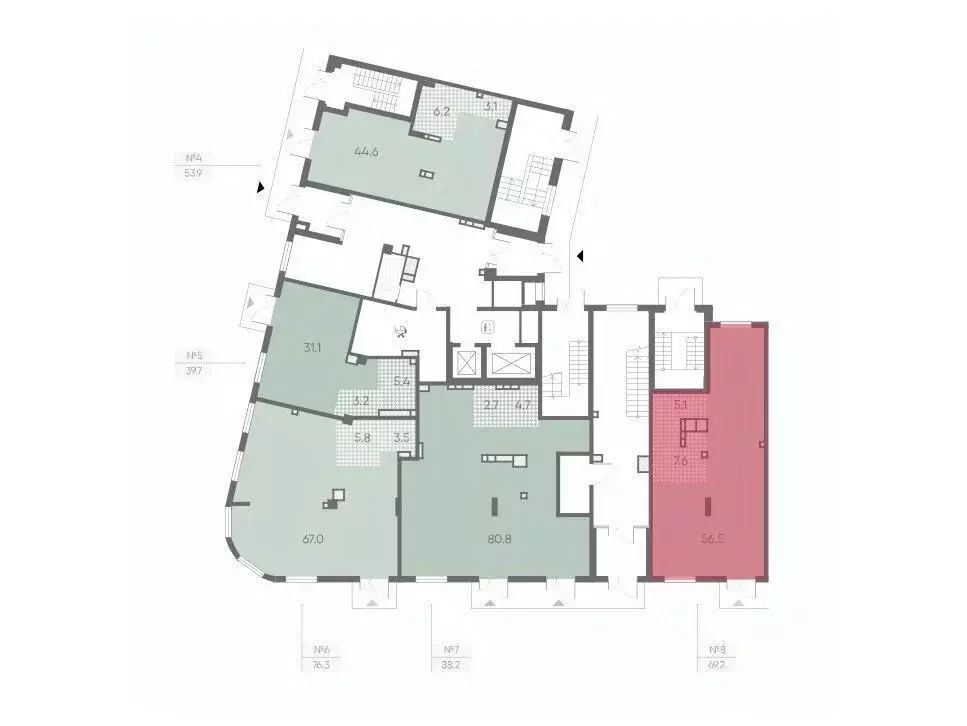 Офис в Санкт-Петербург Партизанская ул., 5 (69 м) - Фото 2