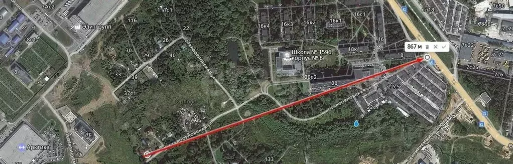 Участок в Москва Староорловская ул. (4.0 сот.) - Фото 2