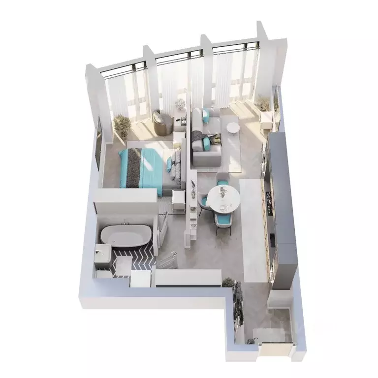 1-к кв. Иркутская область, Иркутск Октябрьский округ, Звезды жилой ... - Фото 1