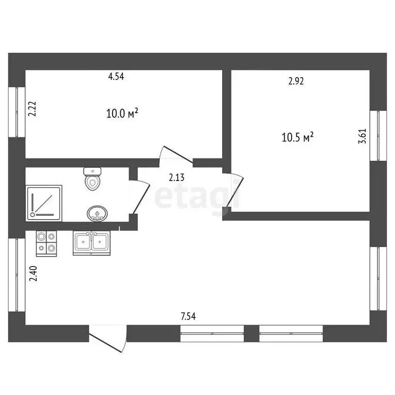 Дом в село Тимирязевское, Малая Пионерская улица (80 м) - Фото 1