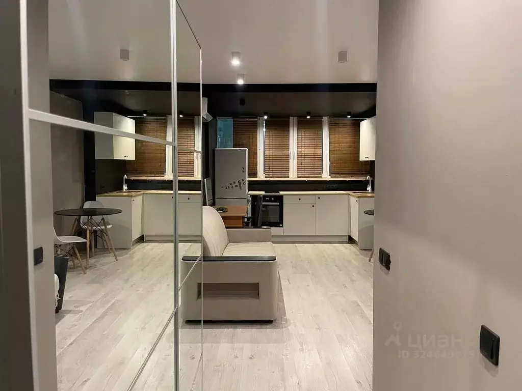 Студия Тюменская область, Тюмень ул. Вадима Бованенко, 3 (24.0 м) - Фото 1