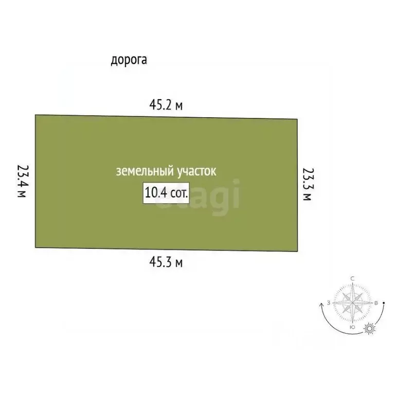 Участок в Крым, Симферопольский район, Гвардейское с/пос, с. Красная ... - Фото 1