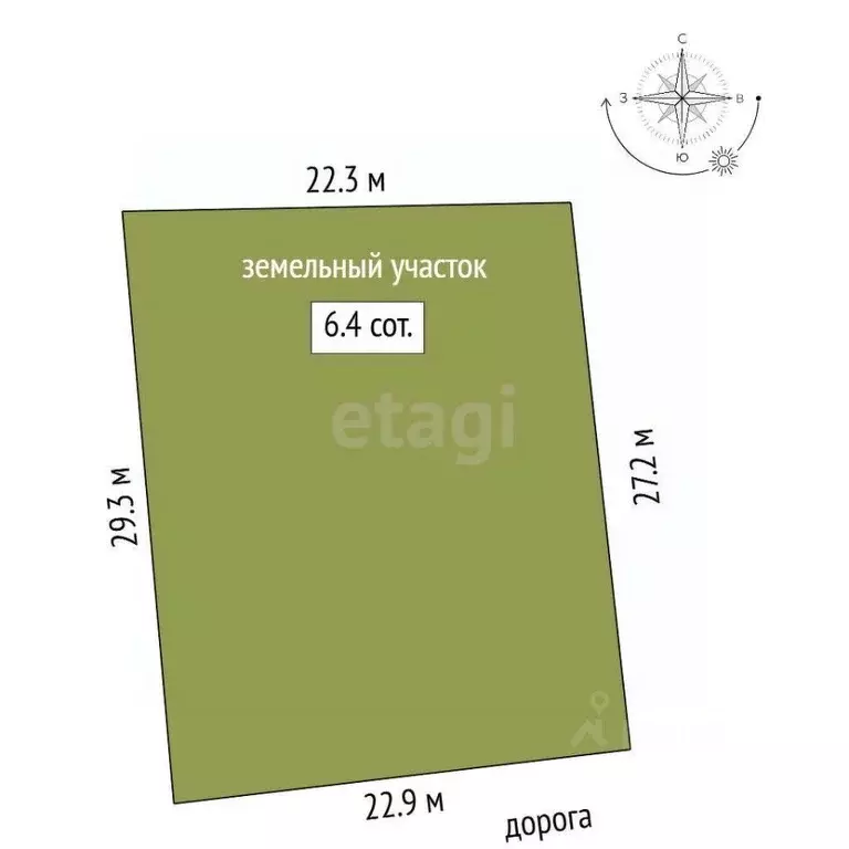 Участок в Самарская область, Волжский район, Воскресенка с/пос, Радуга ... - Фото 2