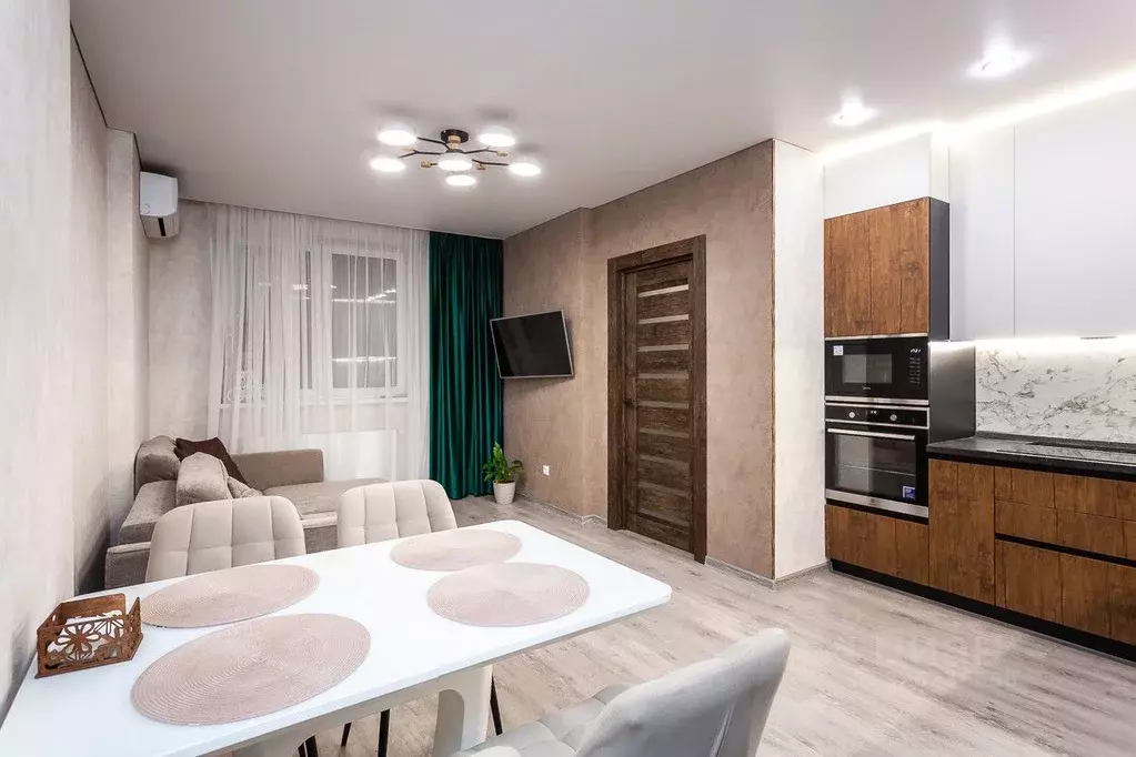 2-к кв. Краснодарский край, Краснодар ул. Цезаря Куникова, 24к2 (60.0 ... - Фото 2