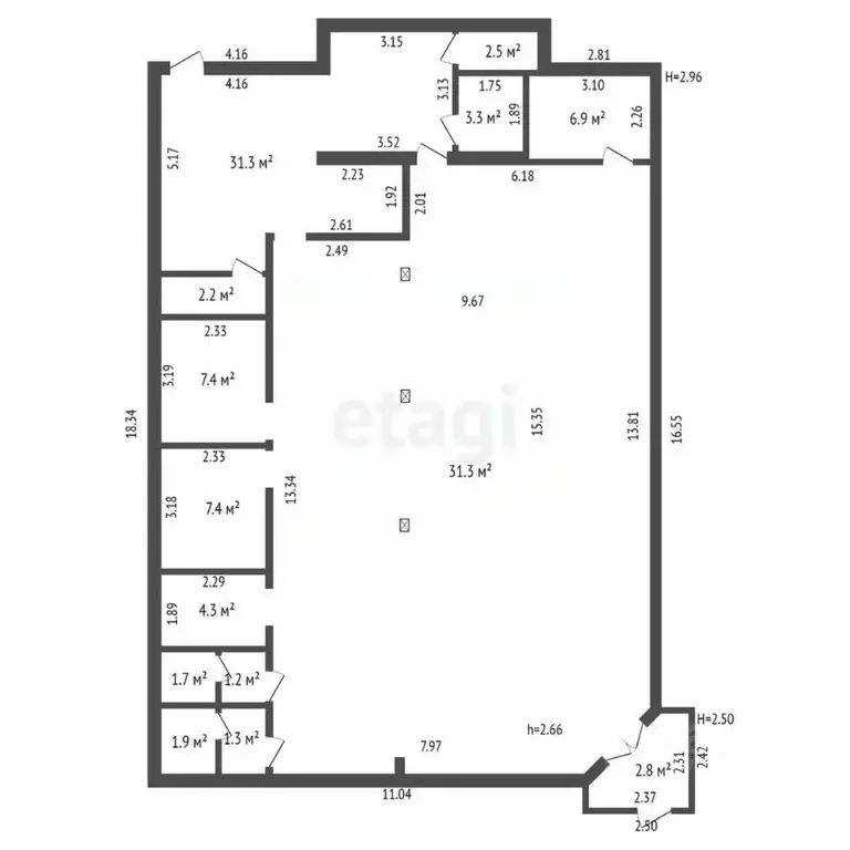 Помещение свободного назначения в Ямало-Ненецкий АО, Новый Уренгой ул. ... - Фото 2