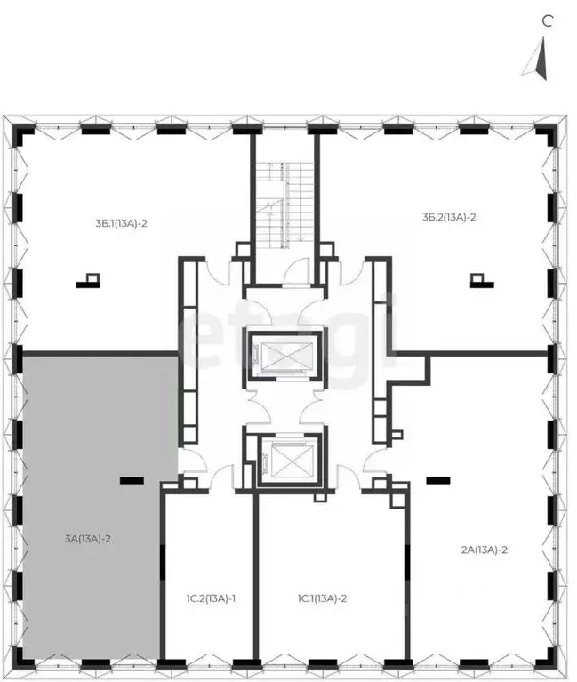 3-к кв. Татарстан, Казань Яналиф жилой комплекс (74.02 м) - Фото 2