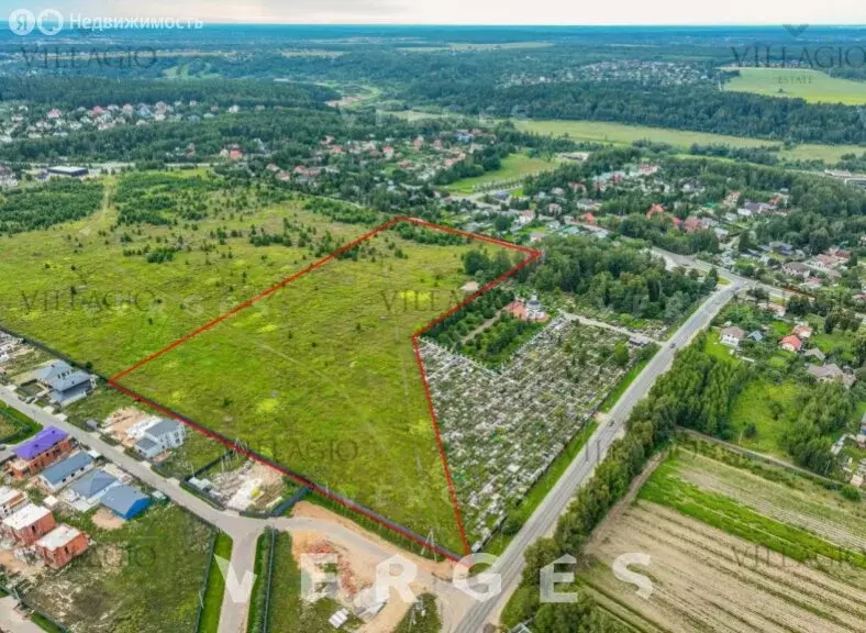 Участок в деревня Аносино, КП Аносино парк (731 м) - Фото 1