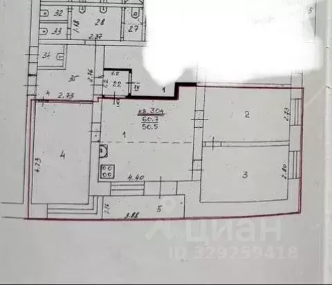 3-к кв. Пермский край, Краснокамск ул. Энтузиастов, 7 (58.0 м) - Фото 1