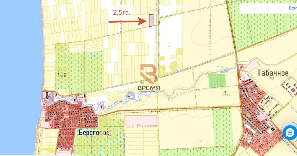 Участок в Крым, Бахчисарайский район, Песчановское с/пос, с. Береговое ... - Фото 2