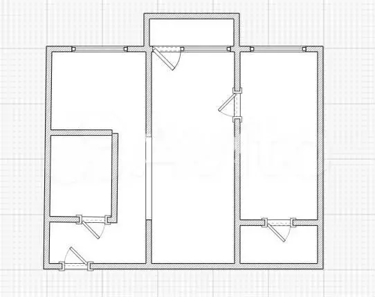 2-к. квартира, 47 м, 4/5 эт. - Фото 0