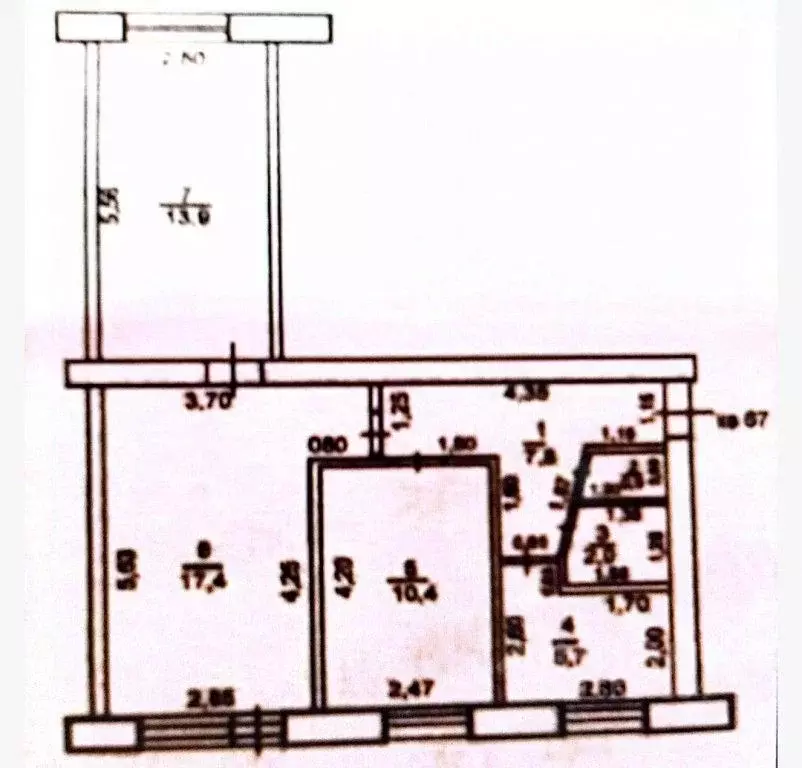 3-к кв. Оренбургская область, Оренбург Красный городок мкр, ул. ... - Фото 2