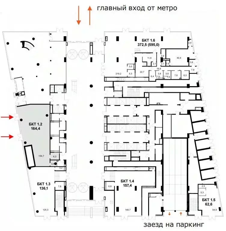 Торговая площадь в Москва ул. Шеногина, вл2/11 (164 м) - Фото 2