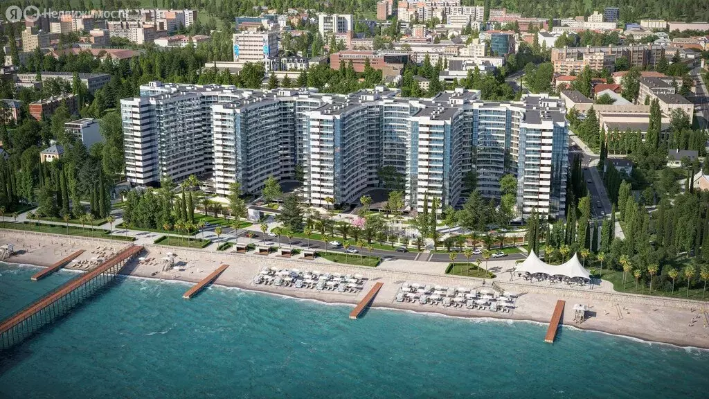 2-комнатная квартира: Сочи, улица Просвещения, 32 (50 м) - Фото 1