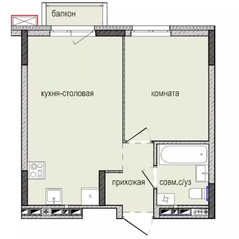1-к кв. Удмуртия, Ижевск Культбаза жилрайон, 8-й мкр, Ежевика жилой ... - Фото 0