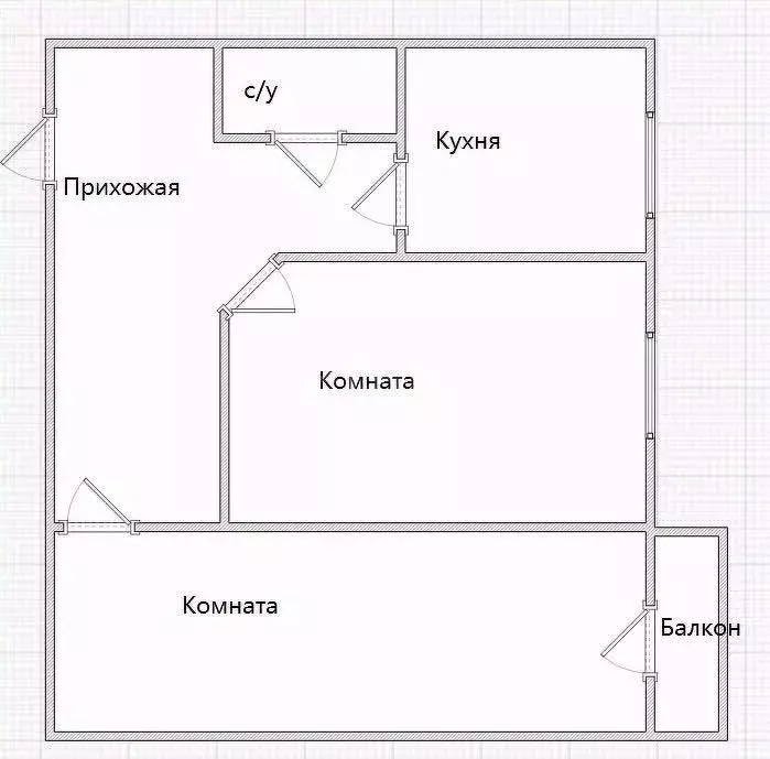 2-к кв. Приморский край, Владивосток Русская ул., 58 (44.0 м) - Фото 1