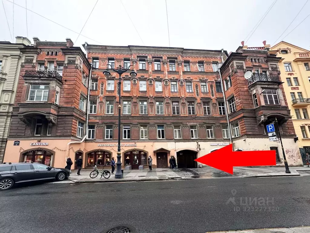 Помещение свободного назначения в Санкт-Петербург ул. Рубинштейна, 25 ... - Фото 0