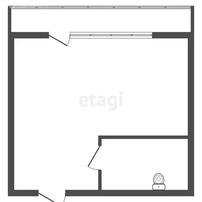 Квартира-студия: Троицк, 5-й микрорайон, 19 (25.5 м) - Фото 1