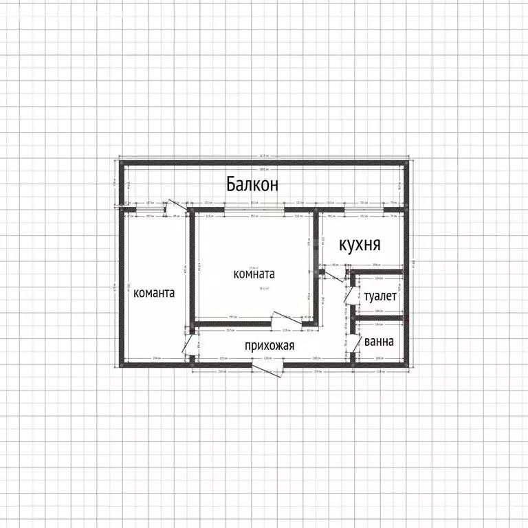 2-комнатная квартира: Казань, улица Кул Гали, 9/95 (54.6 м) - Фото 2