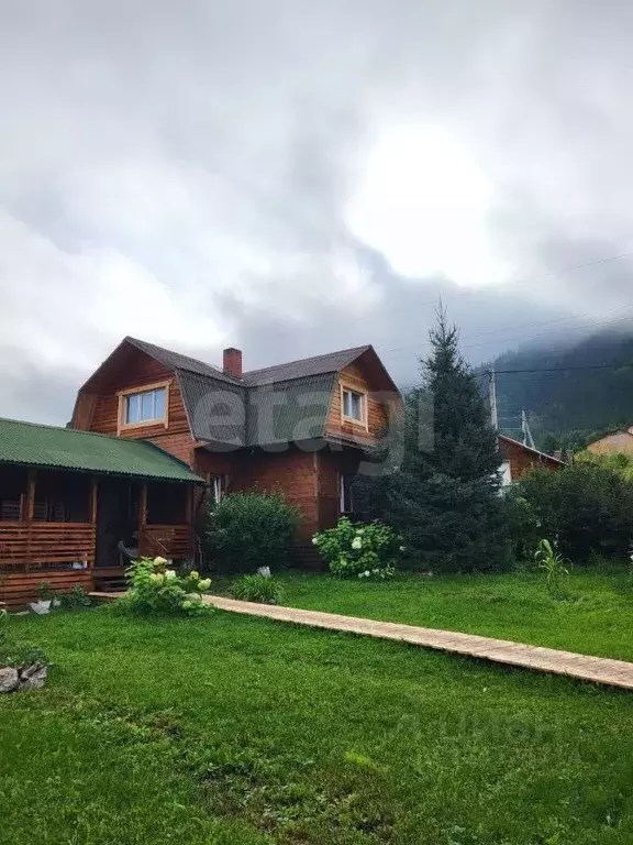 Дом в Алтай, Чемальский район, с. Турбаза Катунь ул. Романтиков (95 м) - Фото 1