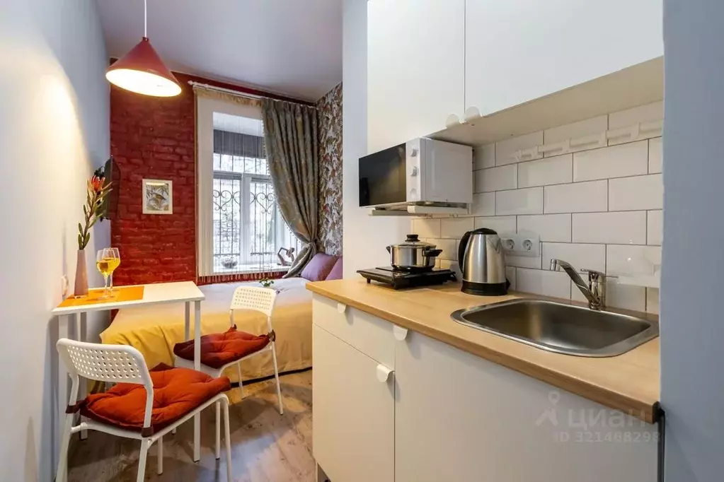 Студия Санкт-Петербург Гончарная ул., 23 (16.0 м) - Фото 0