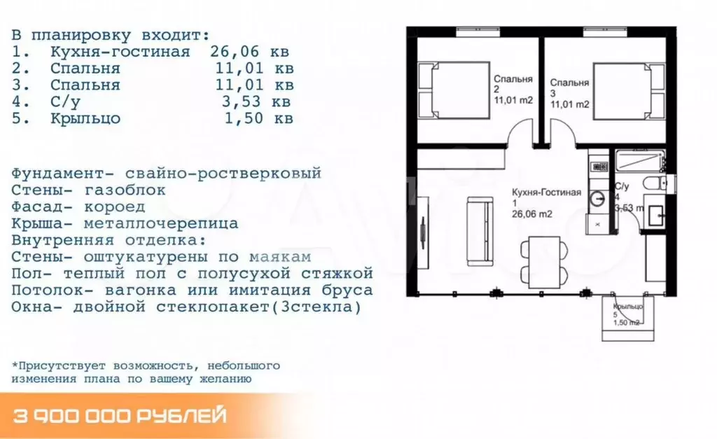 Дом 196 м на участке 9 сот. - Фото 1