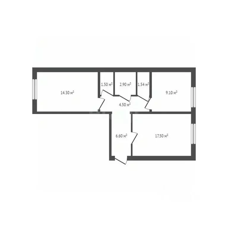 2-к кв. Брянская область, Брянск Ростовская ул., 2 (57.9 м) - Фото 2