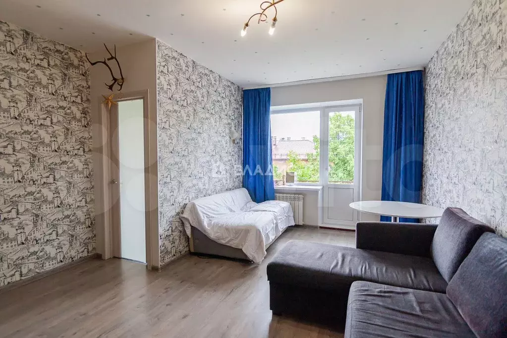 1-к. квартира, 33,7 м, 3/4 эт. - Фото 1