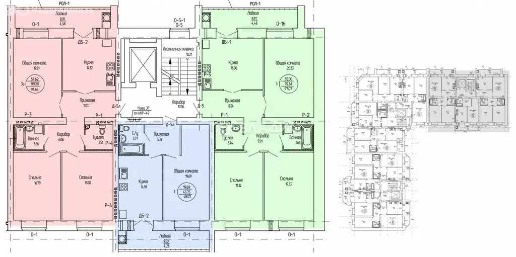 1-комнатная квартира: Йошкар-Ола, Прибрежный проезд, 6 (48 м) - Фото 1