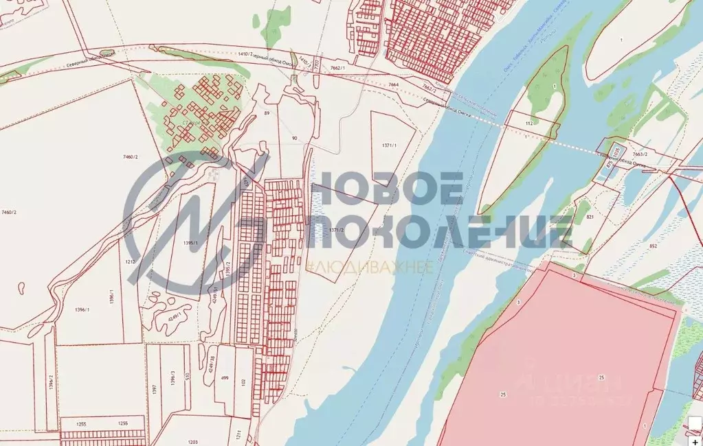 Участок в Омская область, Омский район муниципальный округ, с. Красная ... - Фото 2