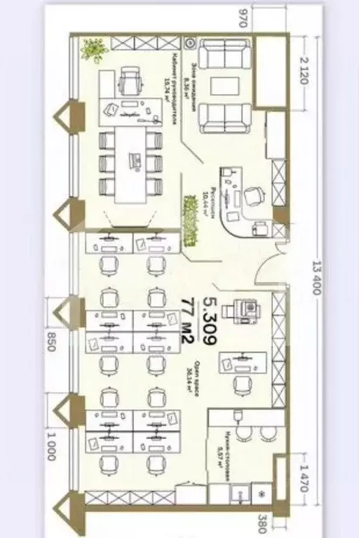 Помещение свободного назначения в Москва проезд Жуков, вл8 (77 м) - Фото 2