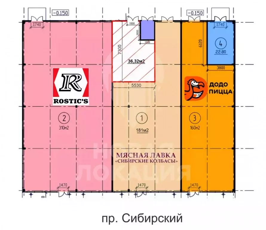 Помещение свободного назначения в Омская область, Омск Сибирский ... - Фото 2