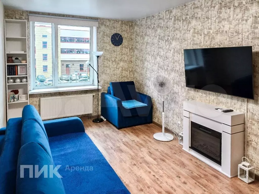 1-к. квартира, 38,8 м, 2/24 эт. - Фото 0