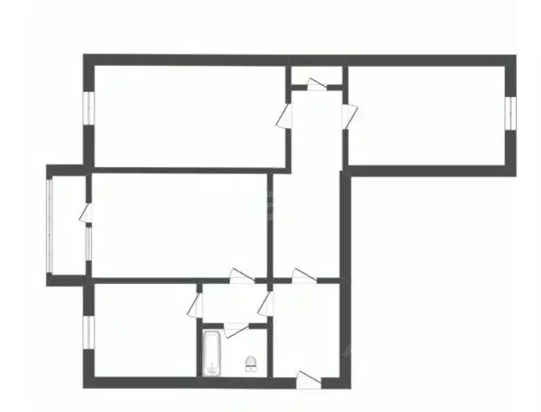 3-к кв. Воронежская область, Борисоглебск Северный мкр, 2 (57.4 м) - Фото 2