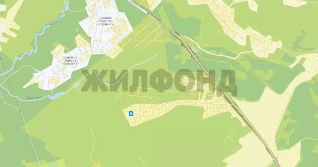 Участок в Новосибирская область, Искитимский район, Морозовский ... - Фото 0