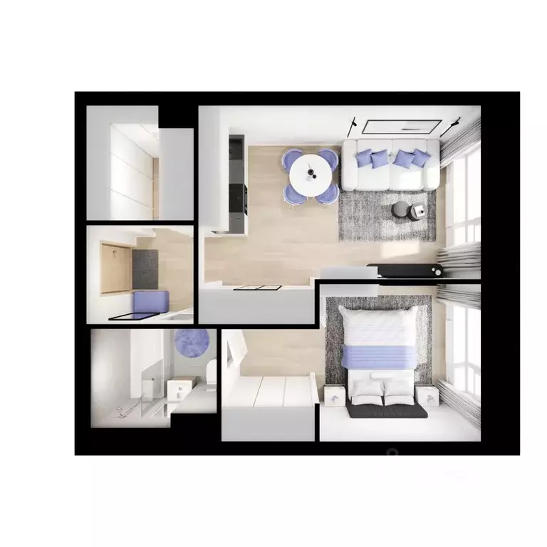 1-к кв. Москва Алтуфьевское 53 жилой комплекс, 1.1 (37.9 м) - Фото 1