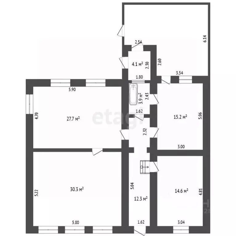 Дом в Нижегородская область, Кулебаки ул. Мечникова, 6 (108 м) - Фото 1