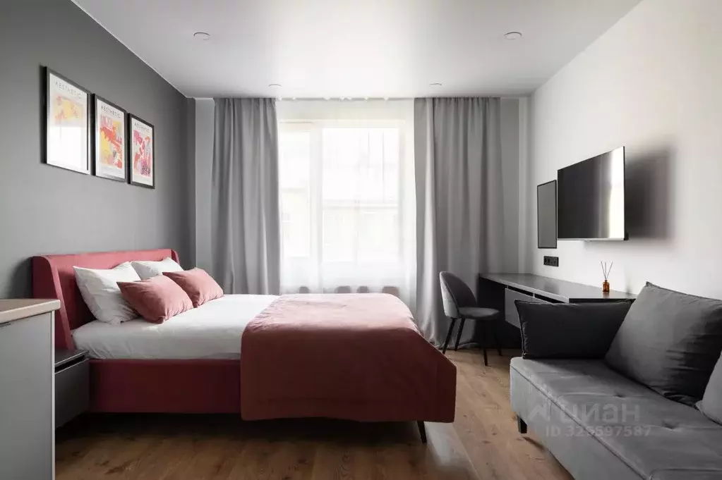 Студия Санкт-Петербург Киевская ул., 5к6 (28.0 м) - Фото 1