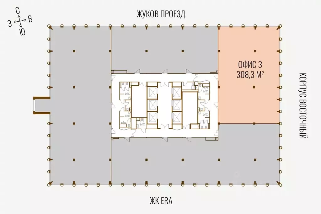 Офис в Москва проезд Жуков, вл8 (308 м) - Фото 1