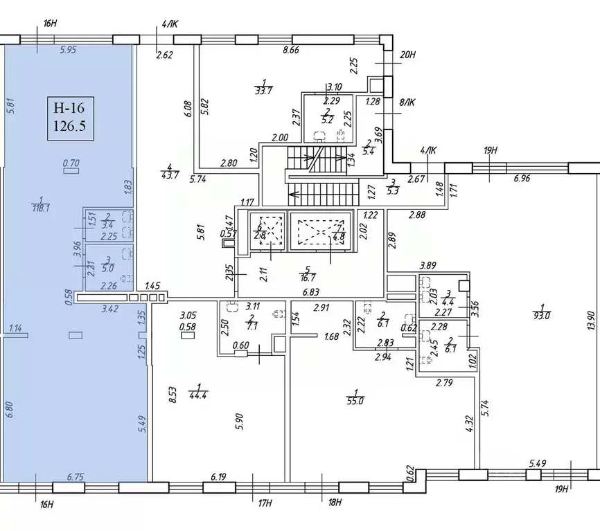 Помещение свободного назначения в Санкт-Петербург просп. Энгельса, 27Т ... - Фото 1