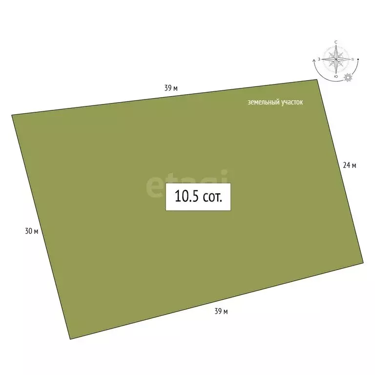 Участок в Майминский район, село Подгорное (10.5 м) - Фото 1