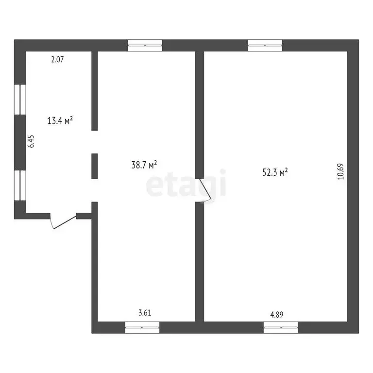 Дом в Икрянинский район, рабочий посёлок Ильинка, Подгорная улица ... - Фото 2