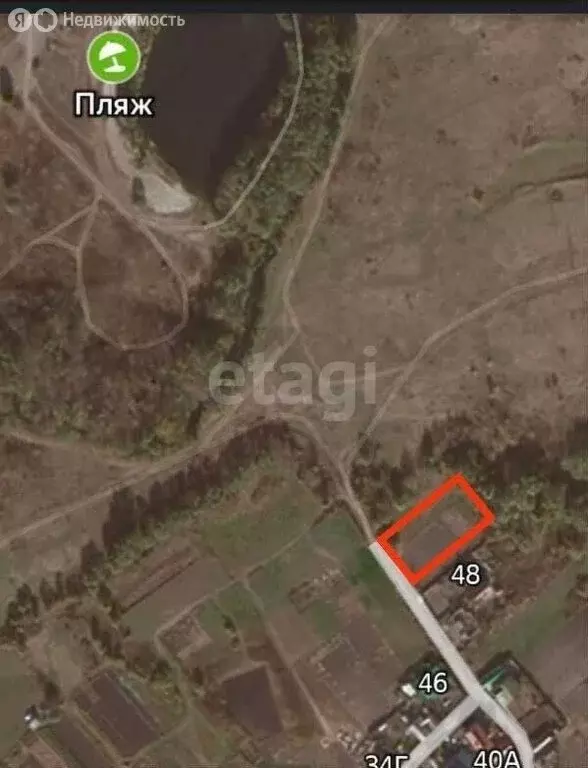 Участок в село Незнамово, Заречная улица (20 м) - Фото 1