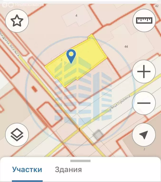 Участок в Ессентуки, улица Фридриха Энгельса, 2 (9.8 м) - Фото 1
