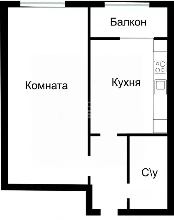 1-к кв. Рязанская область, Рязань ул. Фирсова, 14к1 (43.2 м) - Фото 2