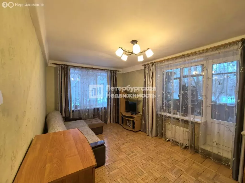 1-комнатная квартира: Санкт-Петербург, улица Солдата Корзуна, 18 (31.4 ... - Фото 1